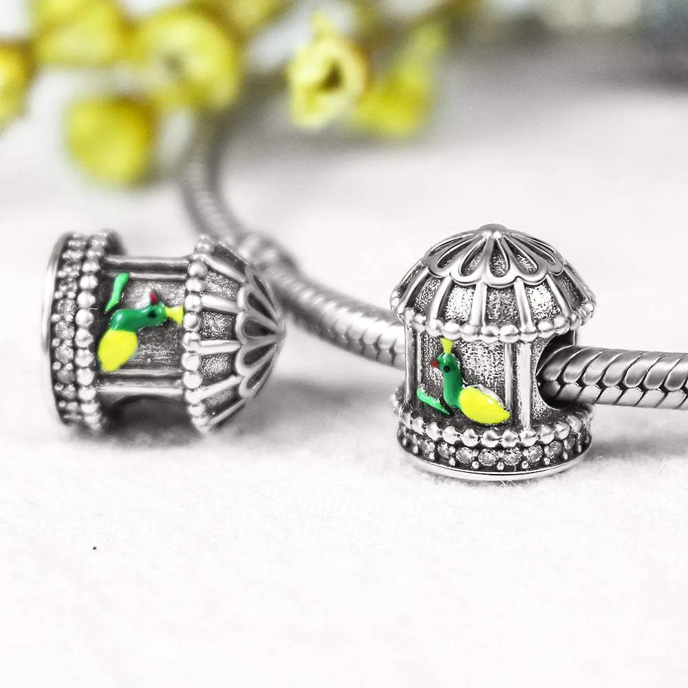 One Piece 925 Sterling Silver Bead Charm Bracelets - Tophatter Daily Deals